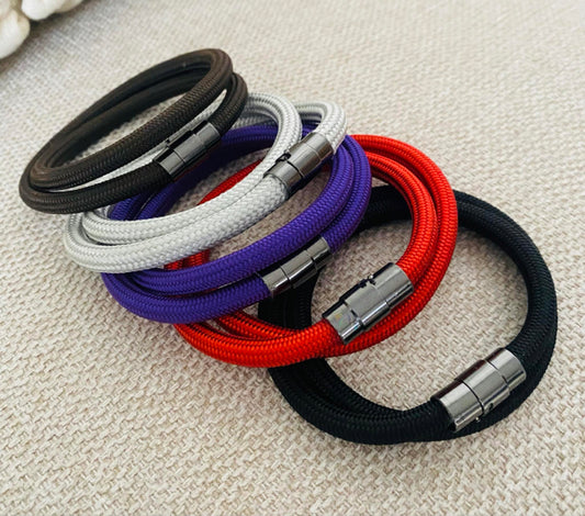 Bracelets aimantés paracorde double